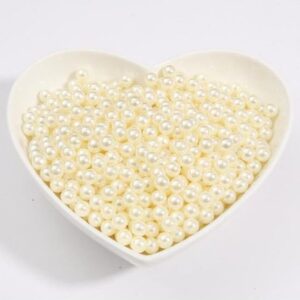 Parels - Zonder gat - Decoratie - Parelmoer - 6mm - 200 stuks