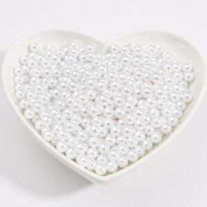 Parels - Zonder gat - Decoratie - Wit - 3mm - 1000 stuks