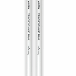 Houtskoolpotloden - Wit - Charcoal Pencils White - Medium - Corot - 2 stuks