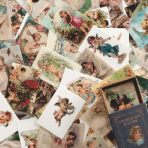 Poezie album plaatjes - Scrapbook plaatjes - Vintage - Engeltjes - Sprookjesachtig - Little Angels - 3,5x5cm - 100 stuks