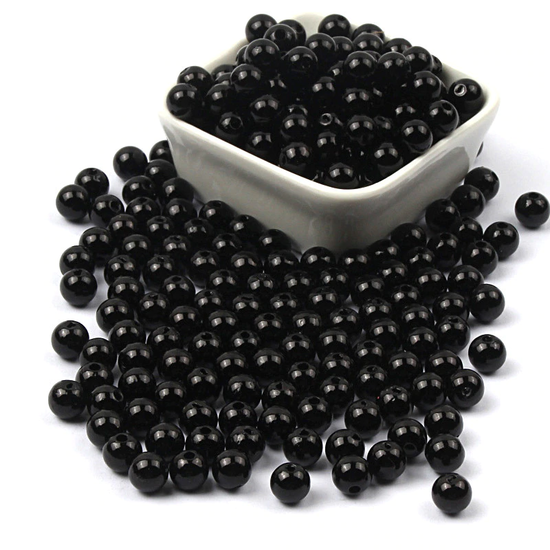 Japanse Parels - Kralen - Zwarte Imitatieparels - Sieraden Maken - Zwart - 3mm - 1000 stuks