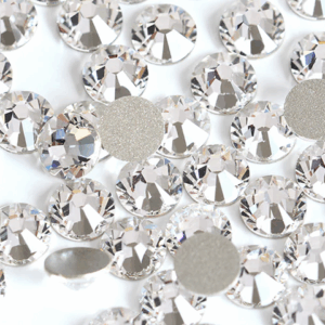 Halve Platte Strass Diamantjes voor Decoratie - Rhinestones - Nail Art - Telefoon - Kleding - Schoenen - Pailetten - Zilverkleurig - 1,6mm - 1440 stuks