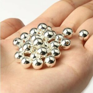Kralen - Parels - Imitatie - Zilver - Sieraden maken - Zilverkleurig Kraaltjes - 4mm - 300 stuks