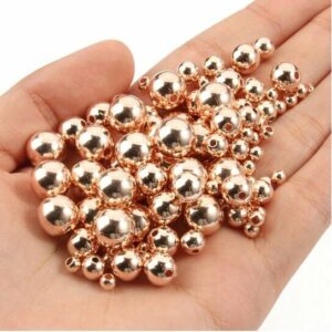 Kralen - Parels - Imitatie - Rose Goud - Sieraden maken - Rose Goudkleurige Kraaltjes - 4mm - 300 stuks