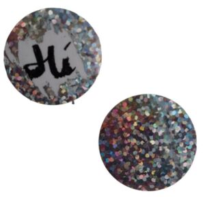 Krasstickers - Zilveren Glitter Rondjes - Kraskaarten Maken - Zelf Krasplaatjes Maken - DIY Kraskaarten - Waardebon Kraskaarten - Persoonlijke Kraskaarten - Krasbon Maken - DIY Waardebonnen - Cadeaubo