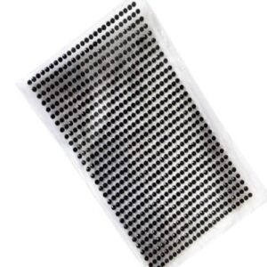 Plakparels Zelfklevend - Plaksteentjes - Decoratie - Nail Art - Telefoon - Kleding - Schoenen - Scrapbook - Zwart - 3mm - 750 stuks