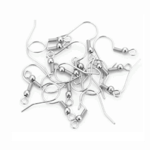 Franse Oorbelhaken - Zilveren Oorbelhangers DIY - Verzilverde Oorbelhaakjes - Oorhaken - Oorbelhangers - DIY - Zelf Oorbellen Maken - 925 Sterling Zilver - 18mm - 10 Stuks