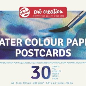 Aquarelpapier - Waterverfpapier - Ansichtkaarten - Postcards - Watercolor Paper - Hoogwaardige Waterverf Kaarten - Talens - 10,5x14,8cm - 250 grams - 30 vellen