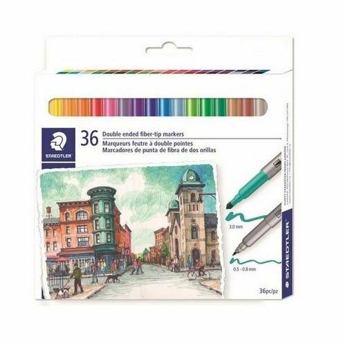 Staedtler kleurstift dubbelpunt 36 stuks