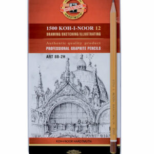 Koh-I-Noor grafietpotloden 1500 ART 8B-2H 12 stuks