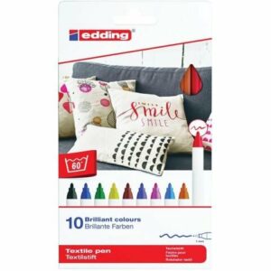 Textielstift Edding 4600 set basic 10 stuks