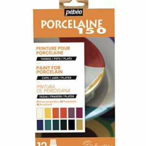Porseleinverf - Exploration Set - Diverse Kleuren - 20ml - Pebeo - 12 stuks