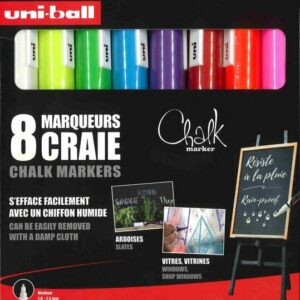 Chalk marker PWE-5M set 8 stuks