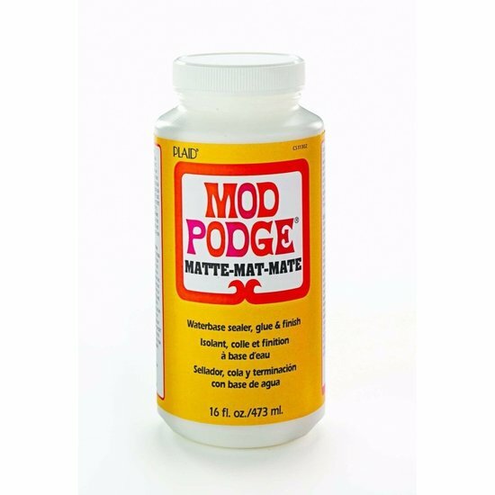 Vernis - Acrylvernis - Beschermende Lak - Topcoat - Finishlaag - Beschermlaag - Laklaag - Mod Podge Mat - 473 ml - Voor Decoupage, Hout & Papier