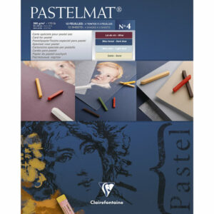 Pastelmat - Kunstpapier Voor Pastelkrijt - Pastelblokken - Soft Pastel Papier - Textuurpapier - Hoogwaardige Kleurweergave - Clairefontaine - Blok No.4 - 24x30cm