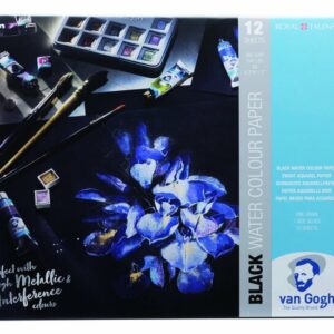Amsterdam Aquarelpapier - Waterverfpapier - Aquarelblok - Watercolor Paper - Wit - Van Gogh - Textuur voor Aquarelkunst - Hoogwaardige Wateropname - A3 - 300 grams - 12 vellen