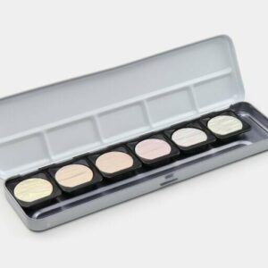 Finetec aquarelverf iridescent colours 6 napjes