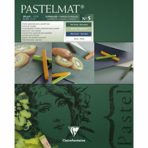 Pastelmat - Kunstpapier Voor Pastelkrijt - Pastelblokken - Soft Pastel Papier - Textuurpapier - Hoogwaardige Kleurweergave - Clairefontaine - Blok No.5 - 24x30cm