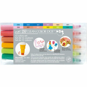 Zig Clean Color Dot set 12 kleuren