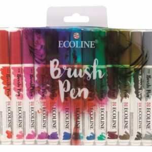 Ecoline Brush Pen set 15 stuks