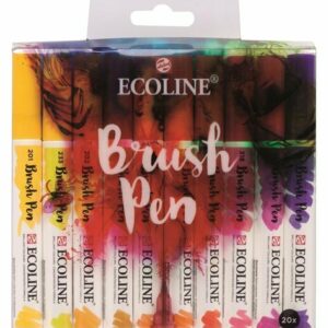 Ecoline Brush Pen set 20 stuks