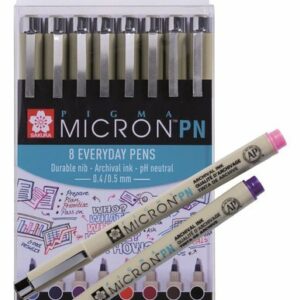 Sakura Pigma Micron PN set 8 stuks