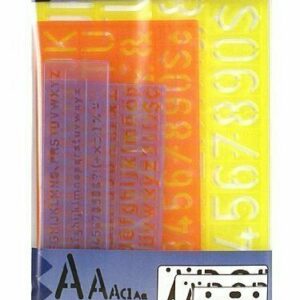 Helix lettersjablonen set 4 stuks