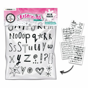 Rub-On Stickers - Alfabet & Quotes - Wrijfstickers - Transfer Stickers - Creatieve Teksten - DIY Stickers - Geschikt Voor Papier, Scrapbooking & Hobby - Art By Marlene - Nr. 01