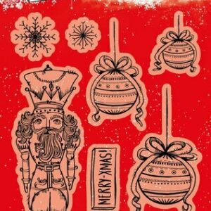 Clear stamp - Art by Marlene Christmas nutcracker nr. 81