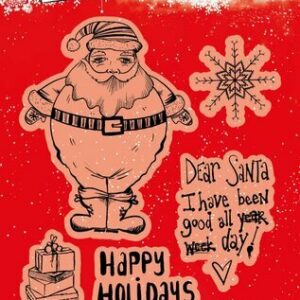 Clear stamp - Art by Marlene Christmas Dear Santa nr. 84
