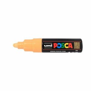 Krijtstift - Chalkmarker - Universele Marker - Uni Posca Marker - zalmroze - PC-7M - 4,5mm - 5,5mm - Medium Punt - 1 stuk