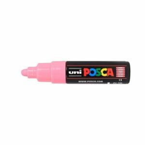 Krijtstift - Chalkmarker - Universele Marker - Uni Posca Marker - roze - PC-7M - 4,5mm - 5,5mm - Medium Punt - 1 stuk