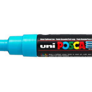 Posca Marker - Universele Stift - Turkoois - Papier, Karton, Metaal, Hout, Plastic, Keramiek - Lijndikte 8mm - Posca - 1 stuk