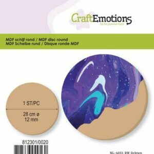 MDF schijf rond 28 cm 12 mm