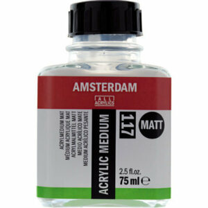 Acrylmedium Mat (117) - Acrylbinder - Matte Gel Medium - Transparante Vernis - Acrylverf Verdunner - Schildermedium - Glansloze Afwerking - Sneldrogend - 75 ml
