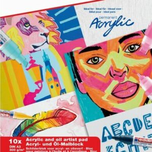 edding acrylic and oil artist pad A3