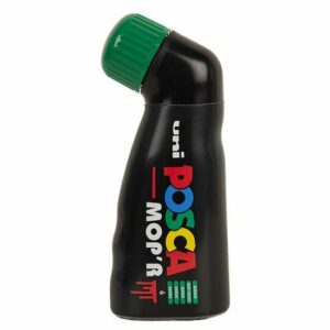 Verfstift - Donkergroen - Papier, Karton, Aardewerk, Plastic - Lijndikte 3-19mm - Posca - 1 stuk