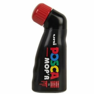 Verfstift - Rood - Papier, Karton, Aardewerk, Plastic - Lijndikte 3-19mm - Posca - 1 stuk