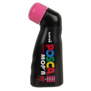 Verfstift - Roze - Papier, Karton, Aardewerk, Plastic - Lijndikte 3-19mm - Posca - 1 stuk