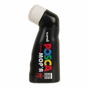 Verfstift - Wit - Papier, Karton, Aardewerk, Plastic - Lijndikte 3-19mm - Posca - 1 stuk