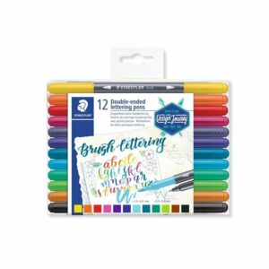 Staedtler brushpen dubbelpunt 12 stuks