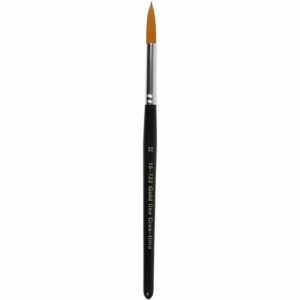 Gold Line Penselen - Nylon Ronde Penselen - Schilderpenseel Set - Formaat 22 - Lengte 21cm - Breedte 8mm - Set van 6 Stuks