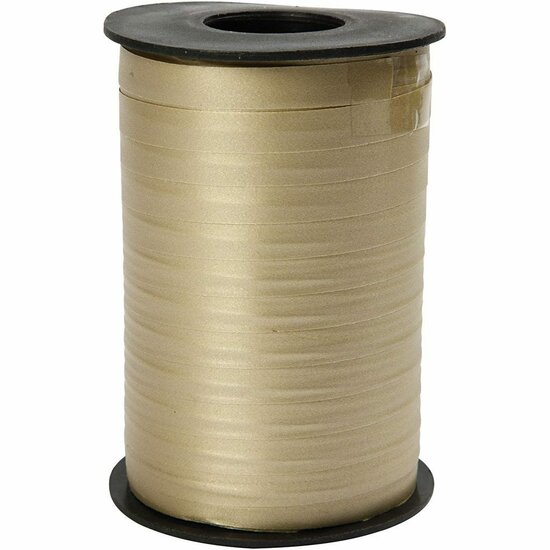 Cadeaulint - Goud Cadeaulint - Mat Gouden Lint - 10mm Lint - Decoratief Cadeaulint - Verpakking Lint - Gouden Lint Voor Geschenken - Hobby Lint - 250 Meter Lint - Luxe Cadeaulint
