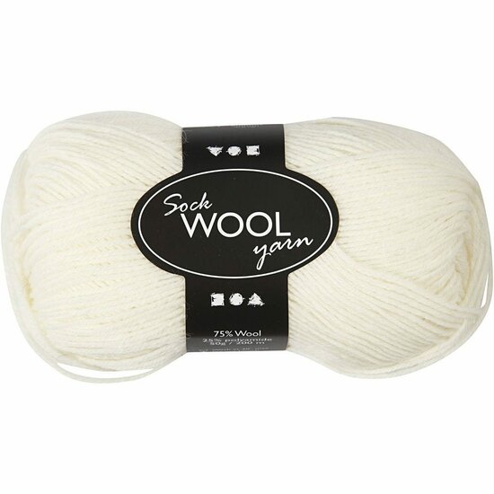 Sokkengaren Blauw Rood - Wollen Garen Harmonie - Sokken Breien Blauw - Handwerk Sokkengaren - Garen 200 m - 50g