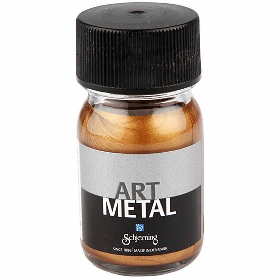 Metallic Verf - Acrylverf Metallic Antiek Goud - Metaalverf - Goudkleurige Metallic Hobbyverf - Glansverf - Shimmerverf - Art Metal - 30ml