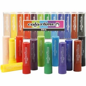 Soft Color Stick - Pastelkrijt - Diverse Kleuren - Kunstbenodigdheden - Kleurstift - DIY Krijtstick - Creatief Krijt - Voor Papier en Doek - 8 cm - 12 Stuks