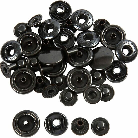 Drukknopen - Metalen Drukknopen - DIY Knutselen - Herbruikbare Sluiting - Handige Set - 10 Stuks