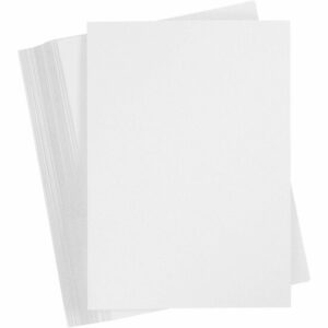 Wit Karton 180 Grams - Wit A5 Karton - Hobbykarton - Stevig Papier - Wit A5 Papier 180 grams - Knutselpapier Knutselkarton - DIY Kaarten Maken - Sneeuwwit - 14,8x21 cm - A5 - 200 Vellen