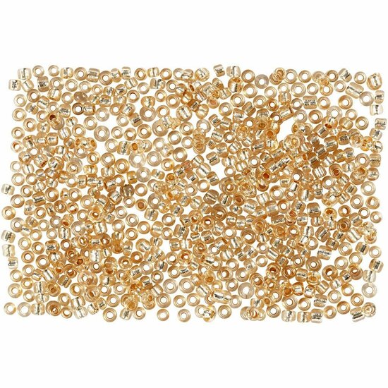 Rocailles Kralen - Peach - Warme Kleur Rocailles Voor Handgemaakte Sieraden & Borduurwerk - Fijne Kwaliteit - 1,7 mm - 15/0 - Gat 0,5-0,8 mm - 500 gr - 1 Zak