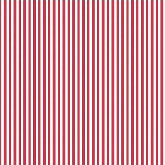 Inpakpapier - Cadeaupapier - Luxe Geschenkpapier Rood & Wit - Strepenpatroon - Stevig 80g Papier - 50cm Breed - 5 Meter Rol - Ideaal Voor Feestelijke Verpakkingen & DIY Cadeaus